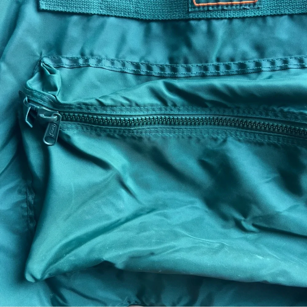 Lucas Green and Orange Travel Bag